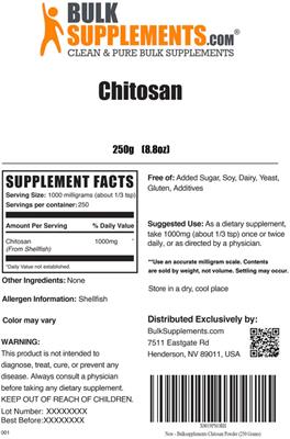 Chitosan label