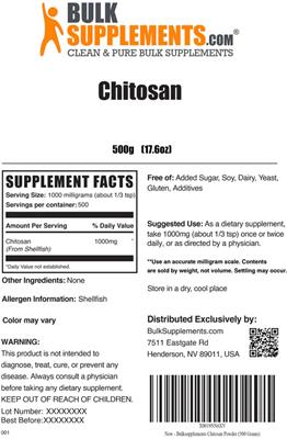 Chitosan label