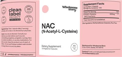 NAC 600 mg label