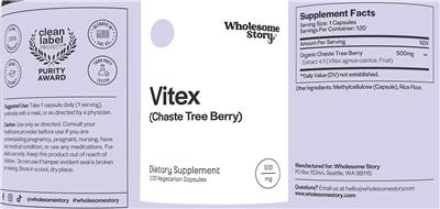 Vitex 500 mg label