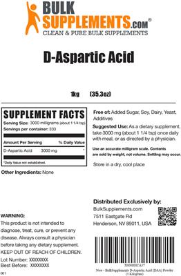 D-Aspartic Acid label