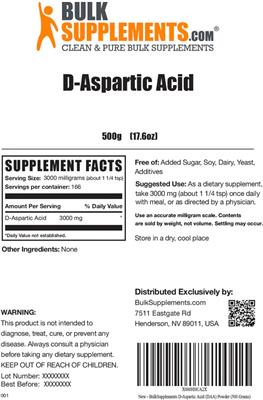 D-Aspartic Acid label
