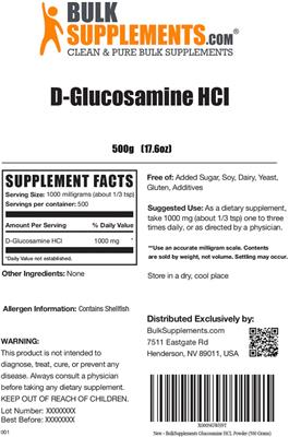 D-Glucosamine HCl label