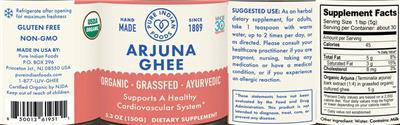 Arjuna Ghee label