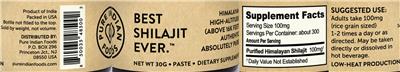Best Shilajit Ever. label