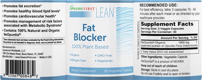 Fat Blocker label