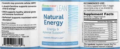 Natural Energy label