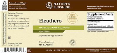 Eleuthero label