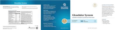 Glandular System label