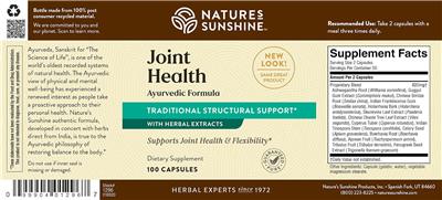 Joint Health label