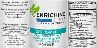 Sterol-Max label