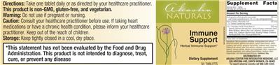 Immune Support label