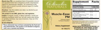 Muscle-Ease PM label