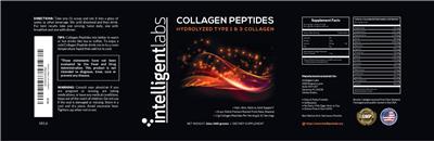 Collagen Peptides Unflavored label