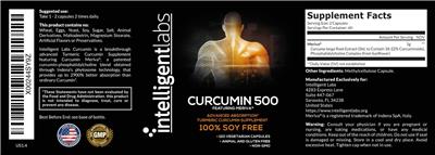 Curcumin 500 label