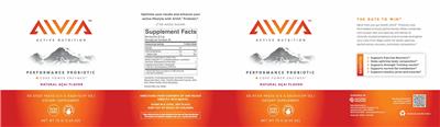 Performance Probiotic Natural Acai Flavor label