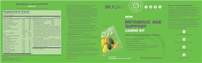 Metabolic Age Support Cardio Kit label