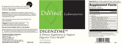 Digenzyme label