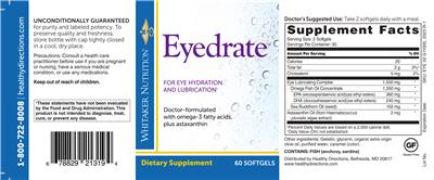 Eyedrate label
