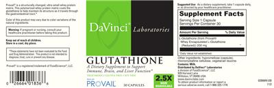 Glutathione label