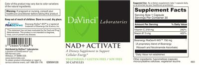 NAD+ Activate label