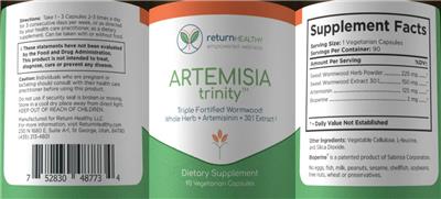 Artemisia Trinity label