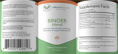Binder Blend label