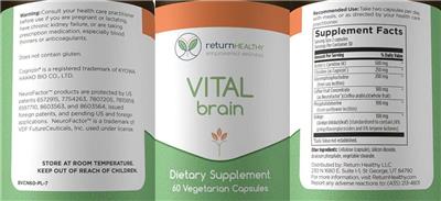 Vital Brain label