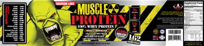 Muscle Protein Wonca Chocolate label