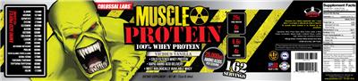 Muscle Protein Viscious Vanilla label