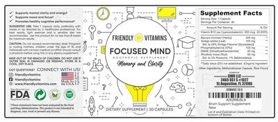 Focused Mind label