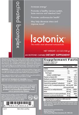 Activated B-Complex label