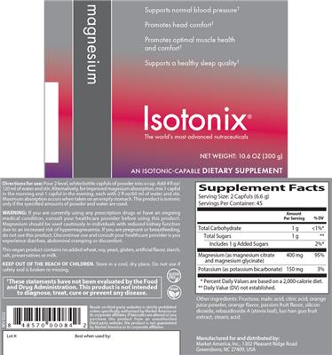 Magnesium label