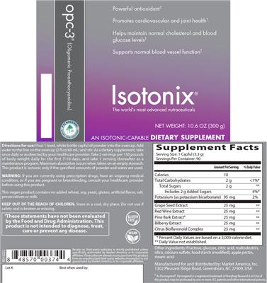 OPC-3 (Oligomeric Proanthocyanidins) label