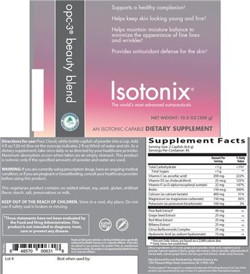 OPC-3 Beauty Blend label