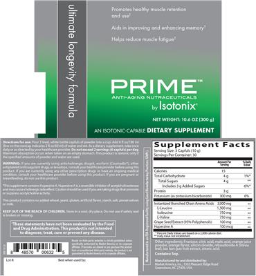 Ultimate Longevity Formula label