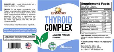 Thyroid Complex label