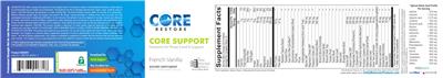 Core Support French Vanilla label