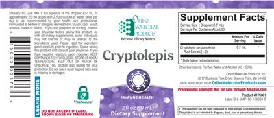 Cryptolepis label