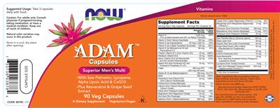 ADAM Capsules label