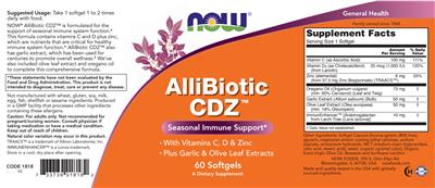 AlliBiotic CDZ label