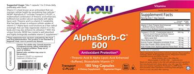 AlphaSorb-C 500 label