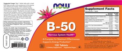 B-50 label