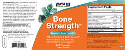 Bone Strength label