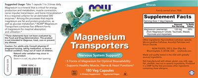 Magnesium Transporters label