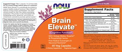 Brain Elevate label