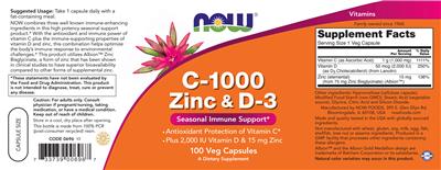 C-1000 Zinc & D-3 label