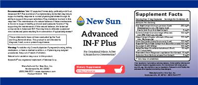Advanced IN-F Plus label