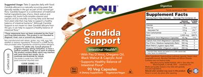 Candida Support label