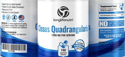 Ciccus Quadrangularis 1200 mg label